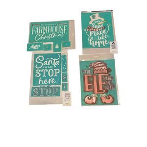 Chalk‎ Couture 9x12 USED XMAS Transfers- 4